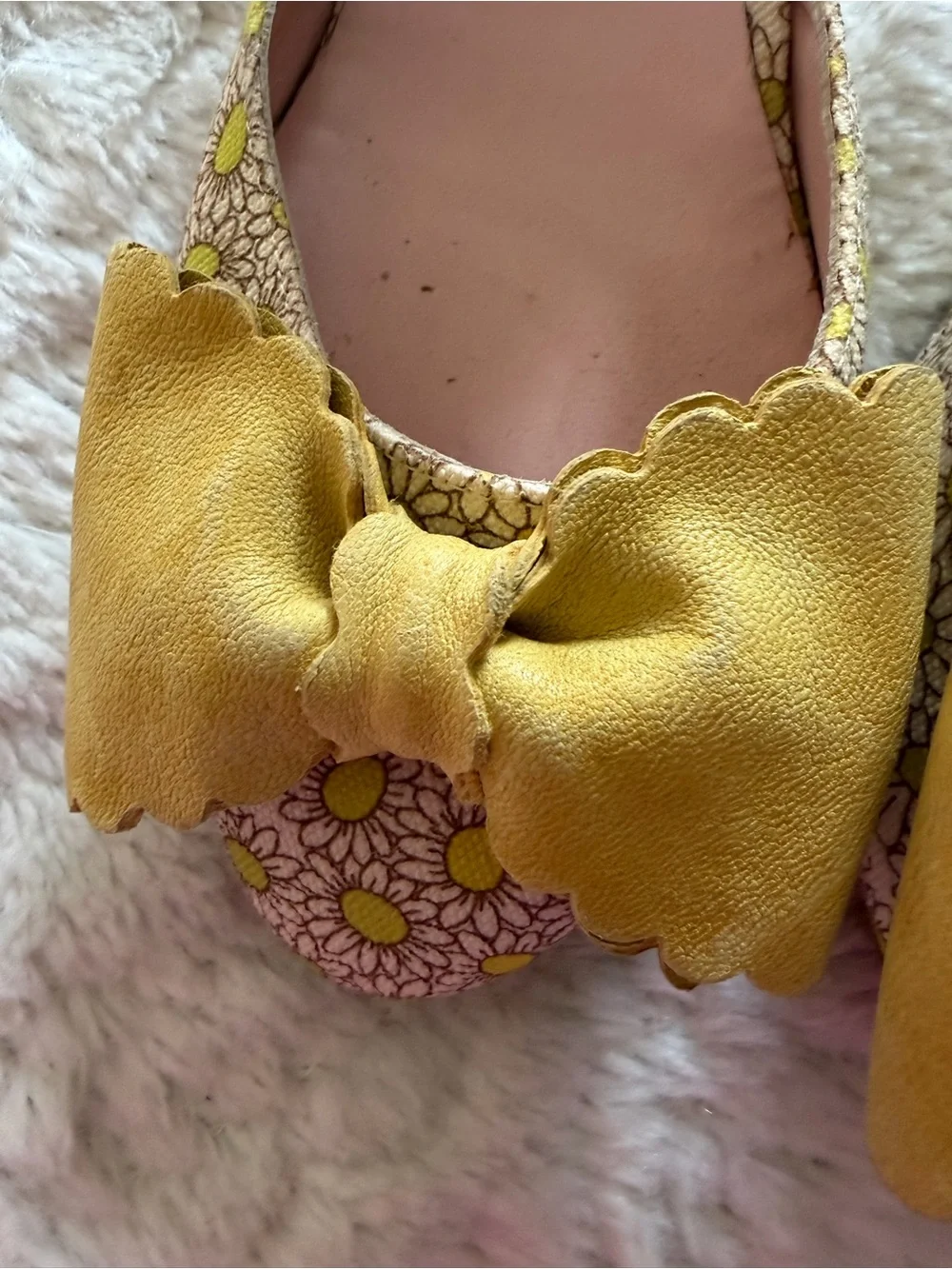 Red Valentino Daisy Bow Kitten